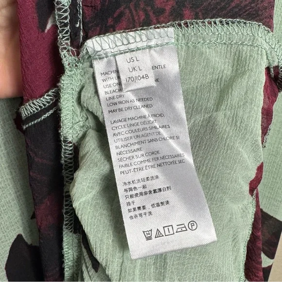 Free People Hearts Run Wild Maxi Dress large EUC H - Picture 10 of 10